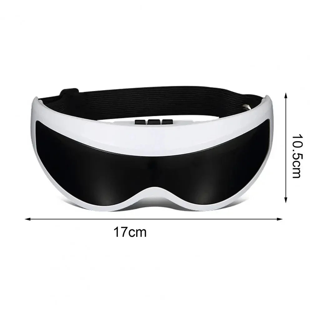 Masque de massage électrique pour les yeux, amélioration de la vision des yeux, migraine, front, lunettes de soins des yeux, massage sans fil, vibration, soins de santé