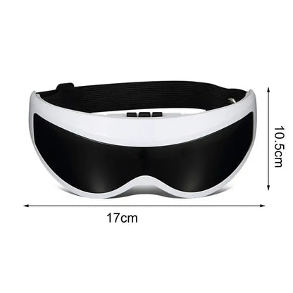Masque de massage électrique pour les yeux, amélioration de la vision des yeux, migraine, front, lunettes de soins des yeux, massage sans fil, vibration, soins de santé
