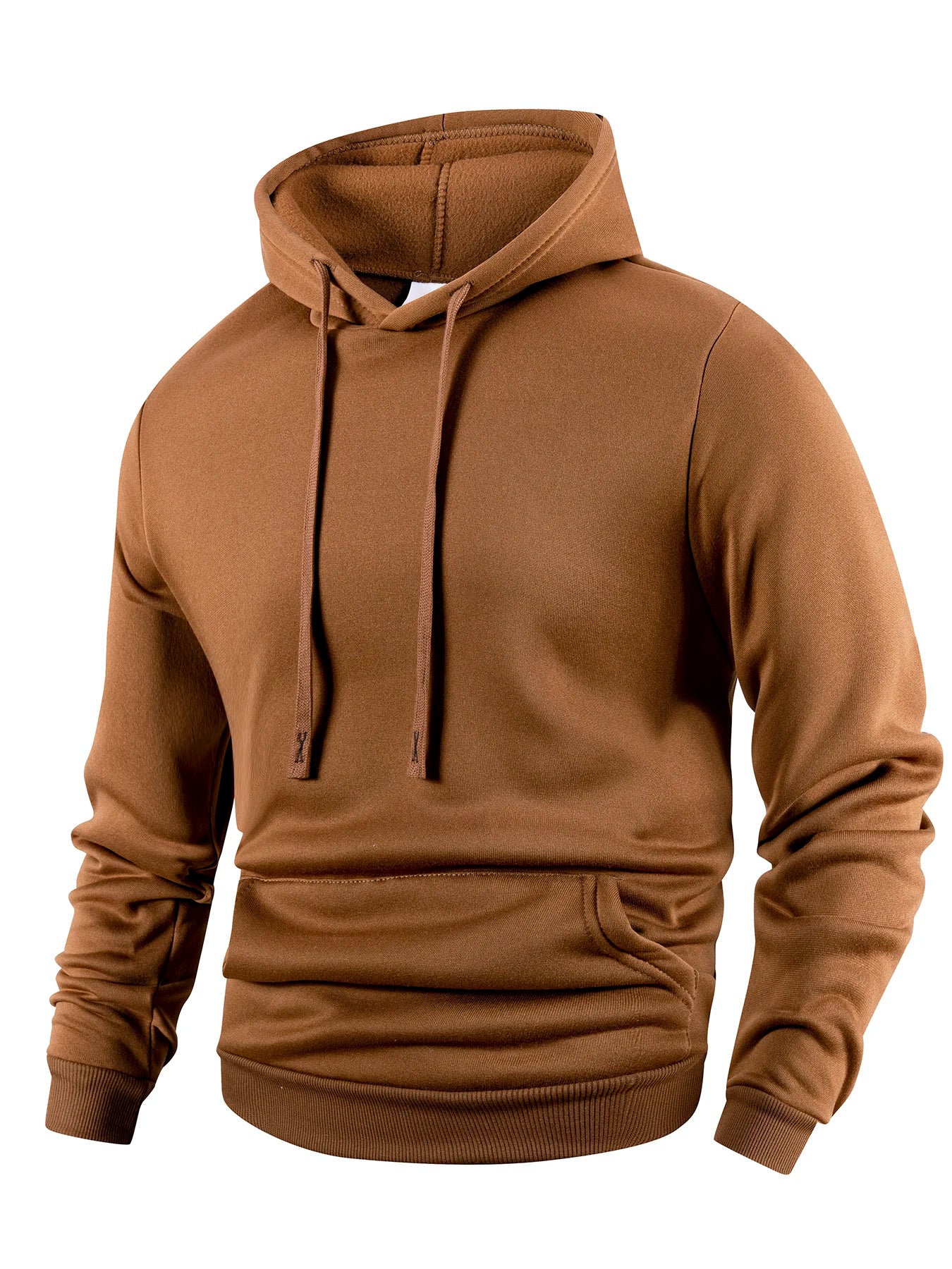Sweat à capuche à manches longues PVD pour hommes et femmes, pull polyvalent, streetwear décontracté, monochrome, automne, printemps
