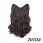 Extension Capillaire Synthétique Bouclée Forme V — 20 Pouces, 4 Clips, Fibre Haute Température, 7 Teintes | TechNova X