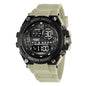 Montre Sport Digitale YIKAZE A69270 — Grand Cadran 56mm, LED, Chronomètre, Alarme, 3 ATM