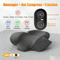 Oreiller masseur de cou électrique civière cervicale chauffage Vibration Massage dos Traction orthopédique oreillers de couchage soutien