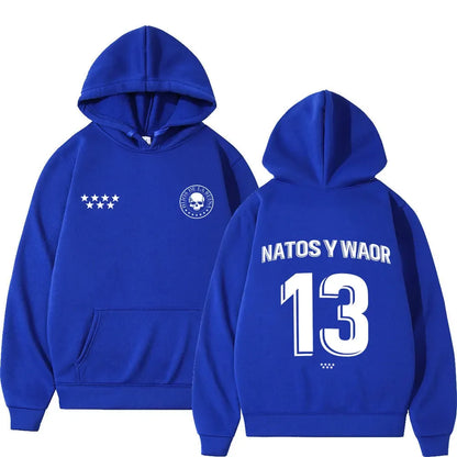 Sweat à Capuche Hip-Hop Streetwear Unisexe — Motif Imprimé | Style Gothique & Punk | Ample | 10 Coloris | S à XXXL