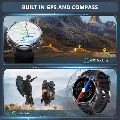 Smartwatch GUHUAVMI HT33 — AMOLED Saphir 1,7", Batterie 1100mAh, 100+ Sports, IP68