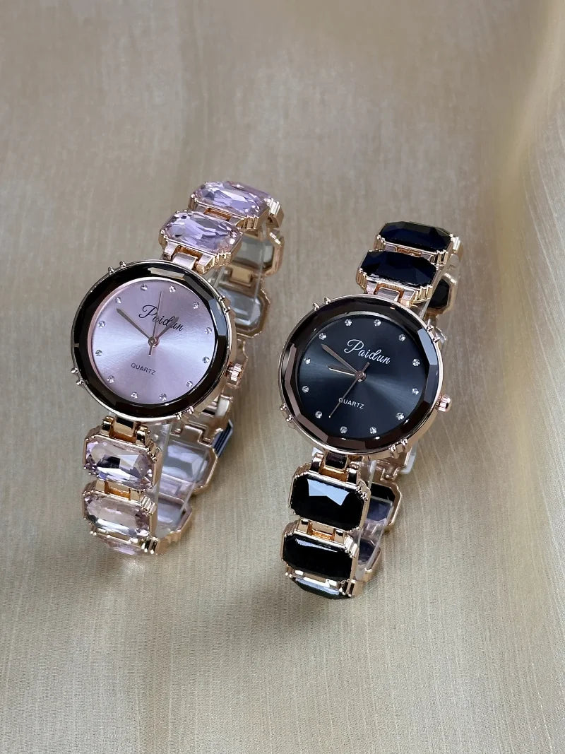 Montre Femme Quartz Diamant zkceenier XGD724 — Bracelet Alliage, Cadran Rond 30mm, 6 Coloris