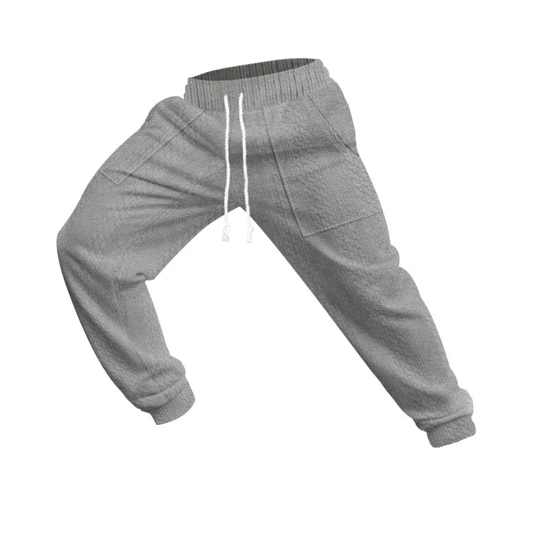 Pantalon Jogging Homme — Coupe Ample | Ceinture Élastique & Cordon | Poches | Casual | 5 Coloris | S à XXXL