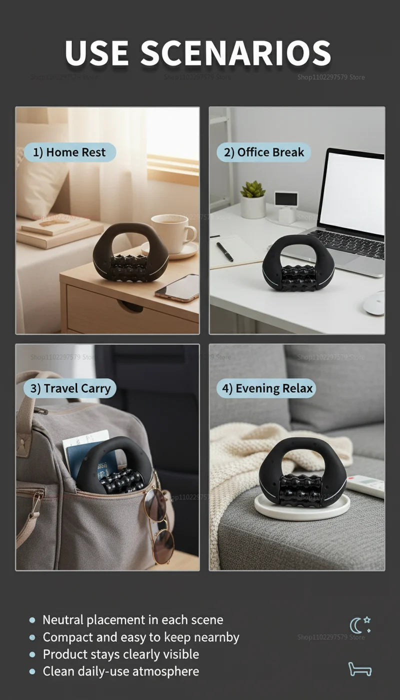 Masseur Électrique à Rouleaux — Relaxation Profonde Corps Entier | TechNova X
