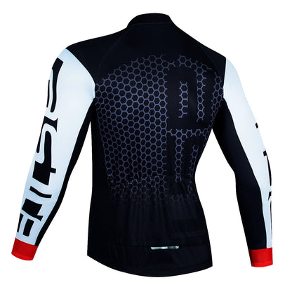 Men's Long Sleeve Cycling Jersey — Breathable Road & MTB Shirt | TechNova X