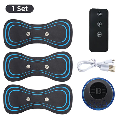 Masseur électrique de cou EMS, stimulateur de Massage musculaire, Instrument basse fréquence, patchs pour le dos, les cervicales et les mollets, Mini appareil pour douleurs articulaires