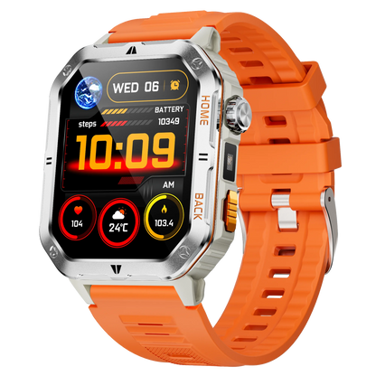 Montre Connectée Sport MT62 — Écran 2,01", Étanche 3 ATM, Batterie 1000 mAh, Bluetooth 5.3, 4 Coloris | TechNova X