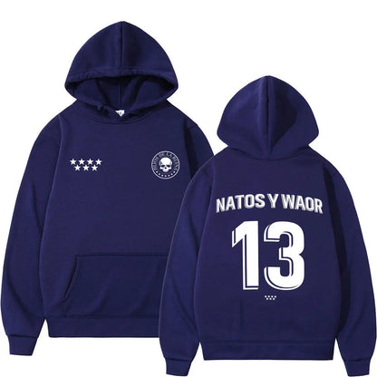 Sweat à Capuche Hip-Hop Streetwear Unisexe — Motif Imprimé | Style Gothique & Punk | Ample | 10 Coloris | S à XXXL
