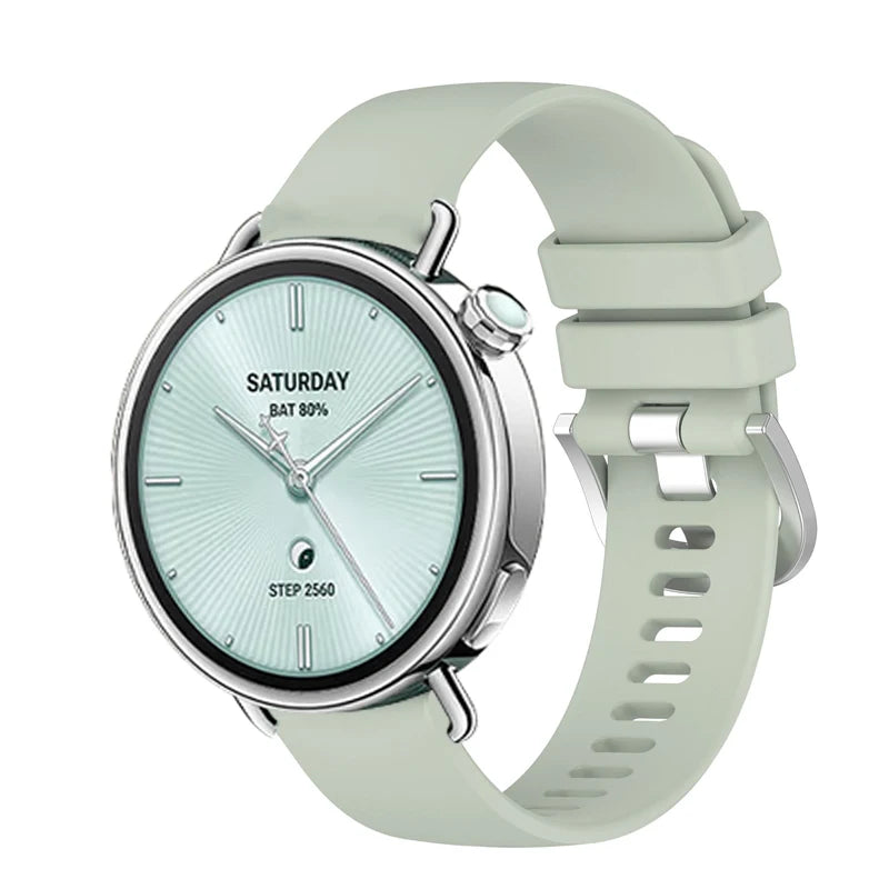 Bracelet Silicone Universel 18mm 20mm 22mm — Samsung Galaxy Watch, Huawei GT, Amazfit, Xiaomi
