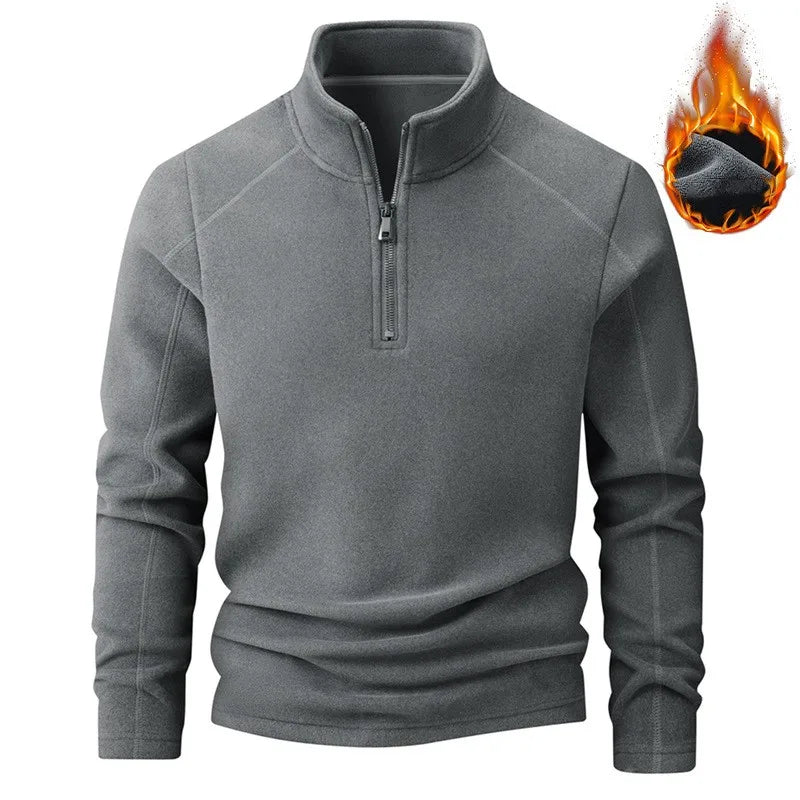 Sweat-shirt surdimensionné pour hommes, automne hiver, polaire épaisse, manches longues, à capuche, mode col montant, pull chaud, 9XL