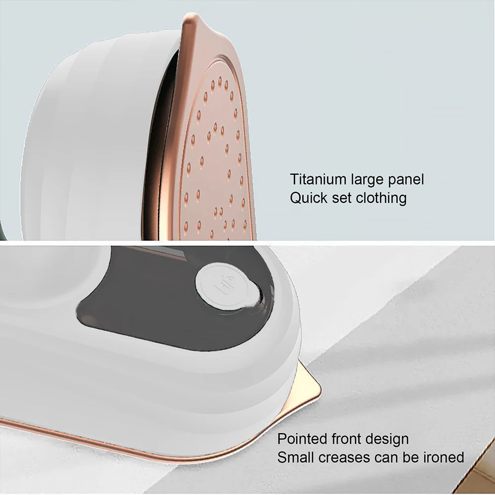 Mini Fer à Vapeur Portable 33W — Sec & Humide, Semelle Céramique, Chauffe 30s & 360g
