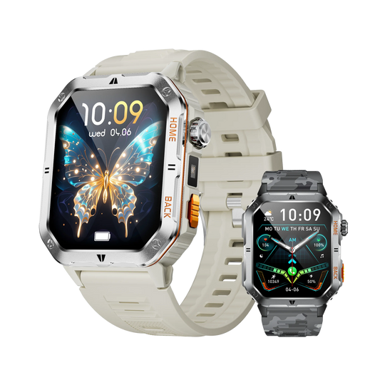 Montre Connectée Sport MT62 — Écran 2,01", Étanche 3 ATM, Batterie 1000 mAh, Bluetooth 5.3, 4 Coloris | TechNova X