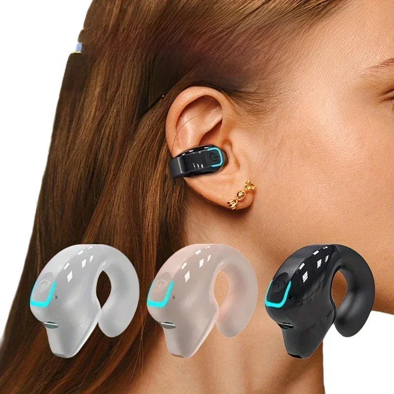 High-Quality TWS Bone Conduction Bluetooth Wireless Earphones with Mic for Sports and Noise Reduction