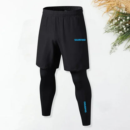 Men's Stretch Cycling Pants — Quick-Dry Running & Outdoor Tights | TechNova X