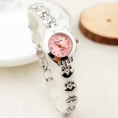 Montre Femme Quartz Rétro Chiffres Romains MOONBIFFY — Bracelet Acier Inox, Style Vintage Luxe, 11 Coloris