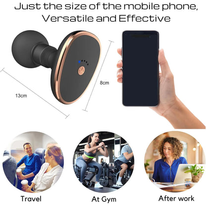 Mini masseur électrique, pistolet de massage de poche, outil de massage des muscles du cou et de la taille, massage par vibration, peut détendre tout le corps