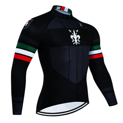 Men's Long Sleeve Cycling Jersey — Breathable Road & MTB Shirt | TechNova X