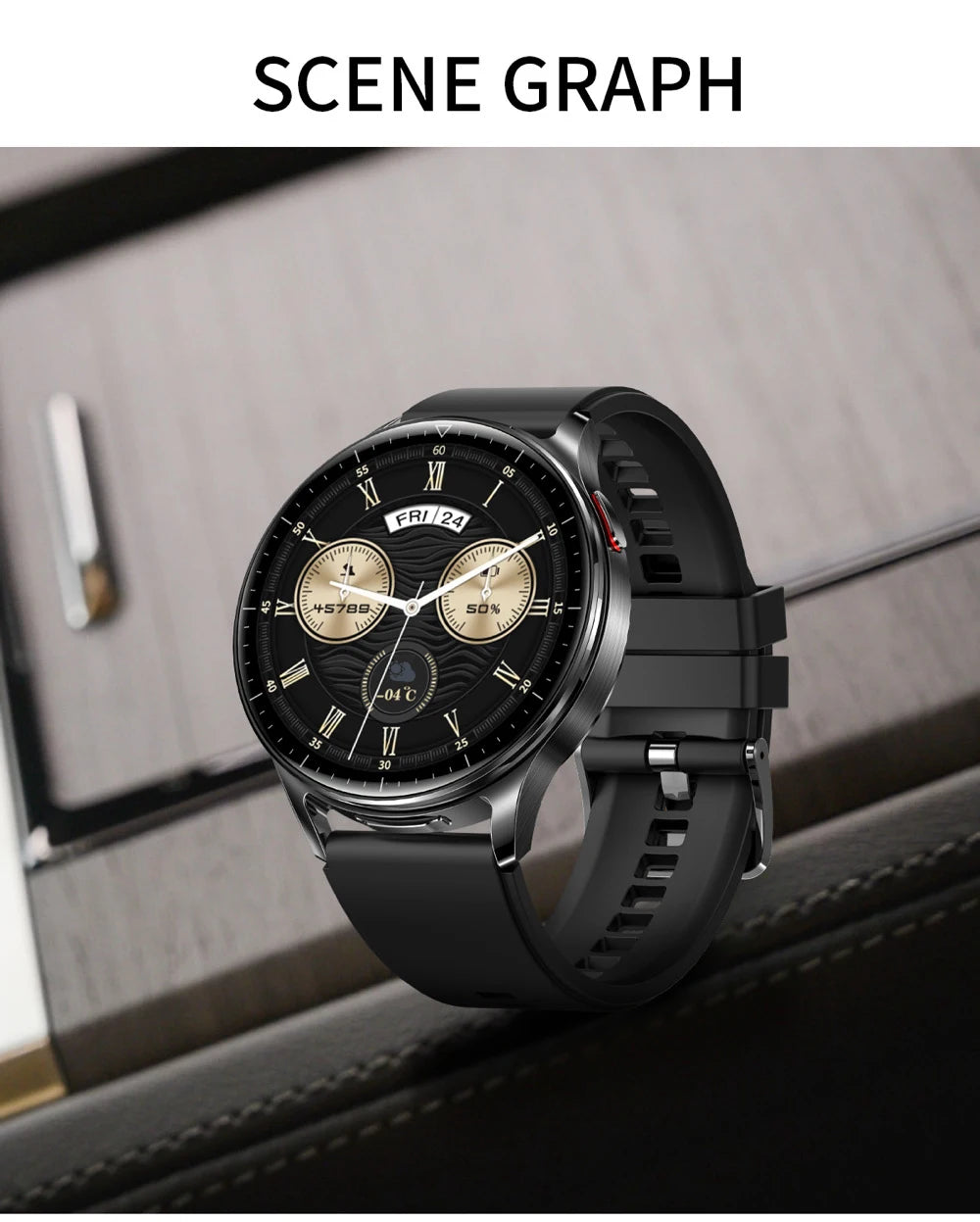 Montre Connectée 2-en-1 avec Écouteurs TWS Intégrés — Écran 1,39", IP67, BT 5.0, Suivi Santé Complet, 3 Coloris | TechNova X