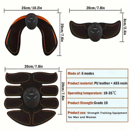 Stimulateur Abdominal EMS Pro — 6 Modes & 10 Niveaux Homme & Femme | TechNova X
