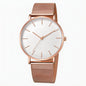 Montre Quartz Fashion TINUORA — Bracelet Acier Inox, Cadran 38mm, Style Luxe Casual, 17 Coloris