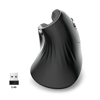 Souris Verticale Sans Fil T27 — Ergonomique, Silencieuse, 3200 DPI | TechNova X