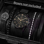 Montre Homme Quartz — Cadran Chiffres Romains + 3-4 Bracelets Interchangeables Cuir & Nylon
