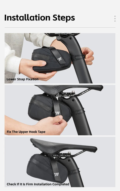 WEST BIKING – sac de selle de vélo Portable, léger 0,8 l, sac arrière de vélo, sac à outils de sport Durable, accessoires de vélo de route et vtt
