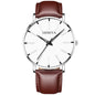 Montre Quartz Minimaliste Homme DIJANES KL959 — Ultra-Fine 8 mm, Bracelet Maille ou Cuir, Verre Hardlex, 9 Coloris | TechNova X