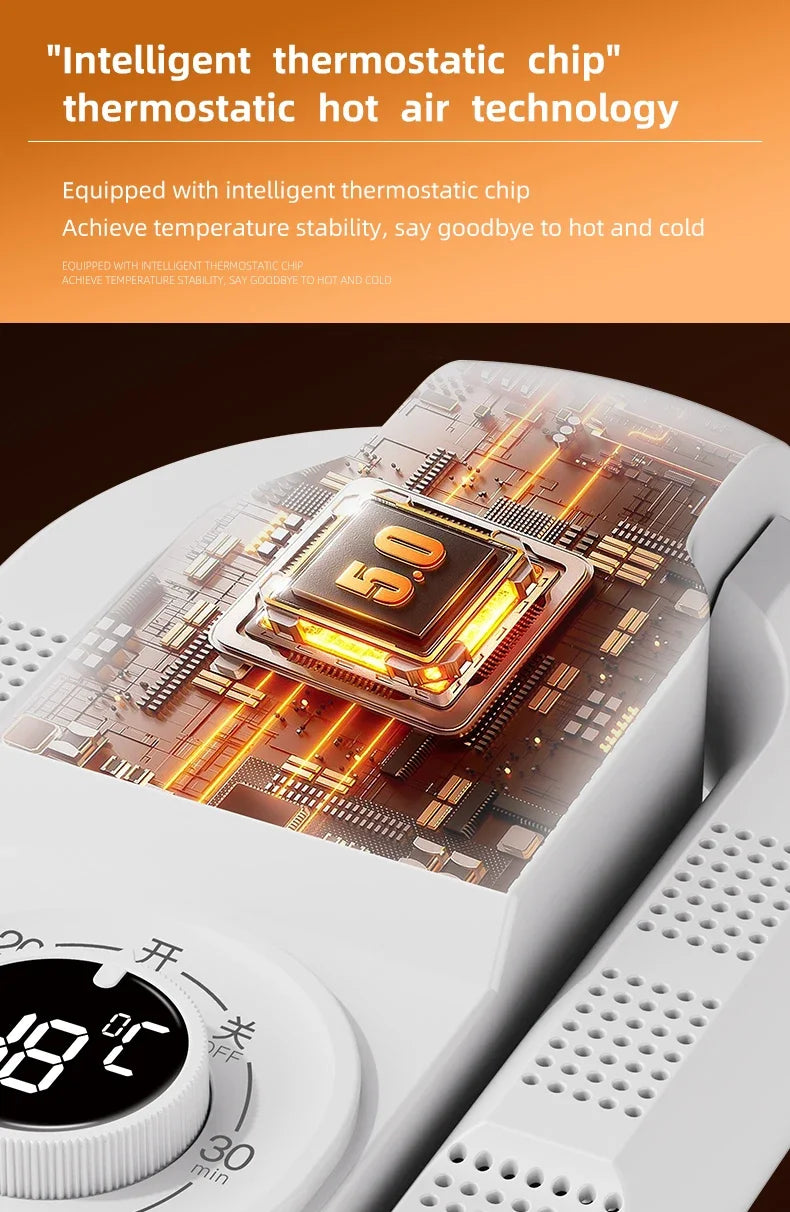 Sèche-Chaussures Intelligent 150W — Minuterie, Séchage Rapide, Désodorisant & Stérilisant