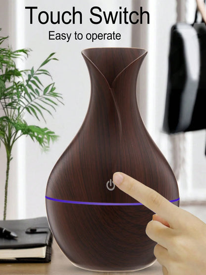 Humidificateur Diffuseur USB 200ml — Brume Fine, Huiles Essentielles & Veilleuse LED