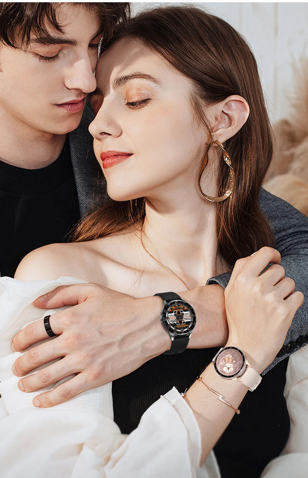 Montre Connectée 2-en-1 avec Écouteurs TWS Intégrés — Écran 1,39", IP67, BT 5.0, Suivi Santé Complet, 3 Coloris | TechNova X