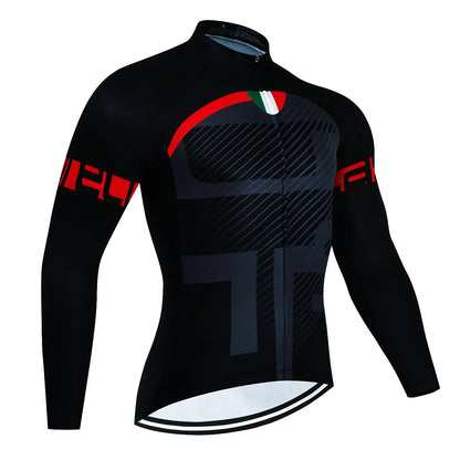 Men's Long Sleeve Cycling Jersey — Breathable Road & MTB Shirt | TechNova X