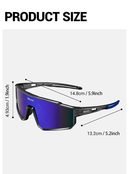 SCVCN vélo cyclisme lunettes mode sport lunettes de soleil vélo accessoires Golf Camping Wen femmes UV400 équipement de conduite en plein air