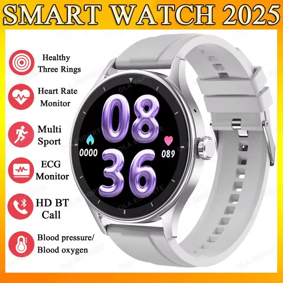 Montre Connectée Ola Esporte — OLED 1,44", BT 5.2, Suivi Santé Complet, Appels Bluetooth, Assistant Vocal, 5 Jours, 7 Styles | TechNova X