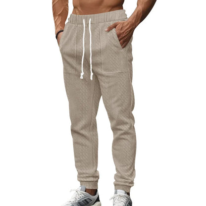 Pantalon Jogging Homme — Coupe Ample | Ceinture Élastique & Cordon | Poches | Casual | 5 Coloris | S à XXXL