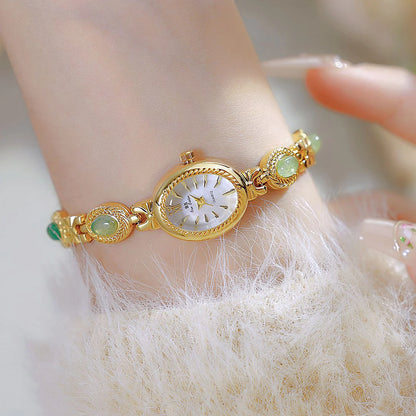 Montre Femme Quartz BS Bee Sister BS-FA1859 — Cadran Ovale 18×22mm, Bracelet Alliage, 3 ATM, 3 Coloris