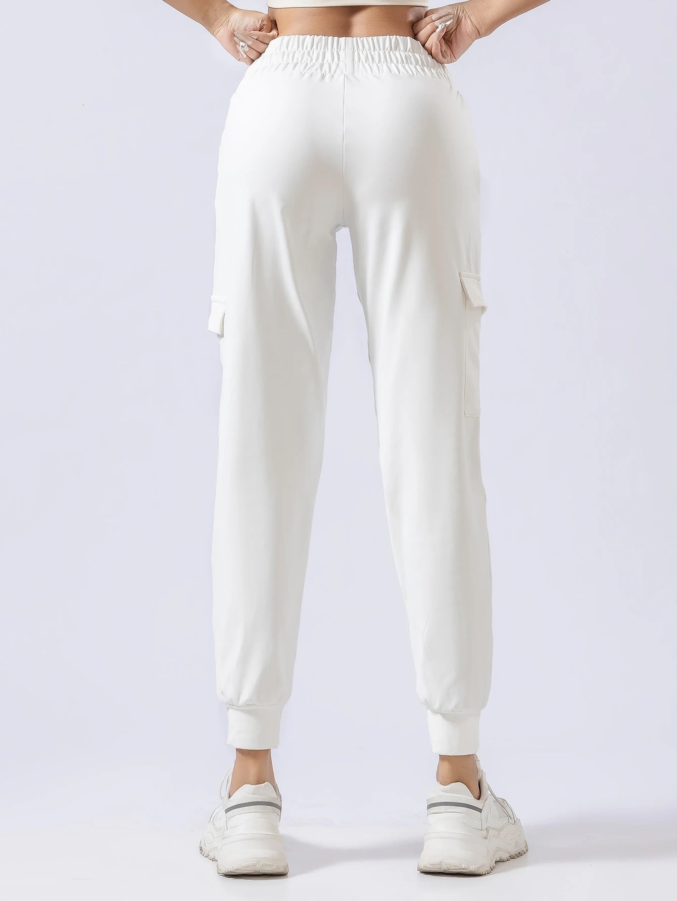 Pantalon de Survêtement Femme en Polaire — Épais & Chaud | Coupe Ample | Pieds Groupés | Cordon de Serrage | 2 Coloris | S–XXL