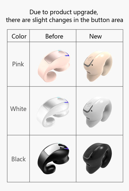 High-Quality TWS Bone Conduction Bluetooth Wireless Earphones with Mic for Sports and Noise Reduction