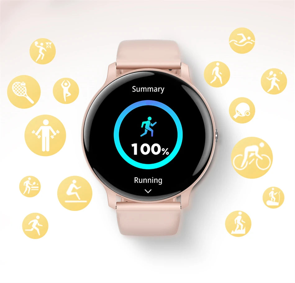 Smartwatch LIGE 2025 — Bluetooth 5.3, Écran 1,39", Santé 24h, IP68