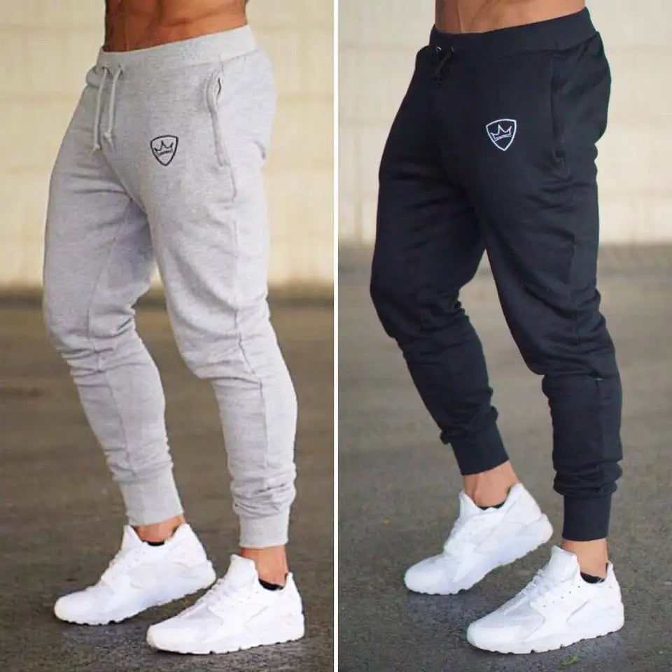 Bouclier imprimé nouveaux pantalons de survêtement pour hommes printemps automne respirant pantalons de Jogging plusieurs paquets mâle extérieur concis pantalon droit