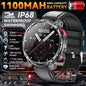 Smartwatch GUHUAVMI HT33 — AMOLED Saphir 1,7", Batterie 1100mAh, 100+ Sports, IP68