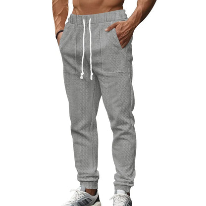 Pantalon Jogging Homme — Coupe Ample | Ceinture Élastique & Cordon | Poches | Casual | 5 Coloris | S à XXXL