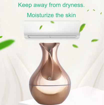 Diffuseur Arôme USB 130ml — Humidificateur Ultrasonique & Lumière LED 7 Couleurs