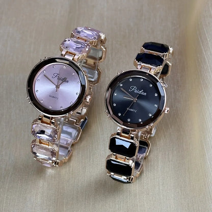 Montre Femme Quartz Diamant zkceenier XGD724 — Bracelet Alliage, Cadran Rond 30mm, 6 Coloris