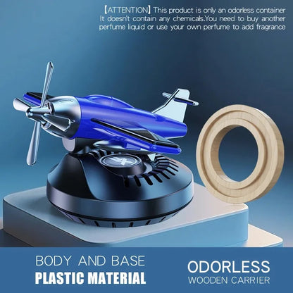 Nouveau désodorisant solaire pour voiture, hélicoptère, ornements de voiture, accessoires de décoration, hélice rotative, diffuseur de parfum aromatisant automatique