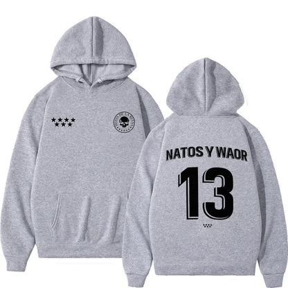 Sweat à Capuche Hip-Hop Streetwear Unisexe — Motif Imprimé | Style Gothique & Punk | Ample | 10 Coloris | S à XXXL