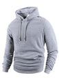 Sweat à capuche à manches longues PVD pour hommes et femmes, pull polyvalent, streetwear décontracté, monochrome, automne, printemps